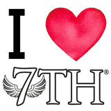 7TH TRUMPET CLOTHING     "I ❤️ 7TH®" SMOKERS TEE
