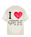7TH TRUMPET CLOTHING     "I ❤️ 7TH®" SMOKERS TEE