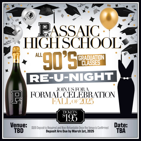 Passaic High School 90's Re-U-Night Deposit