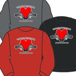 7th Trumpet Clothing "Hearts Up, Guns Down" Sweatshirt